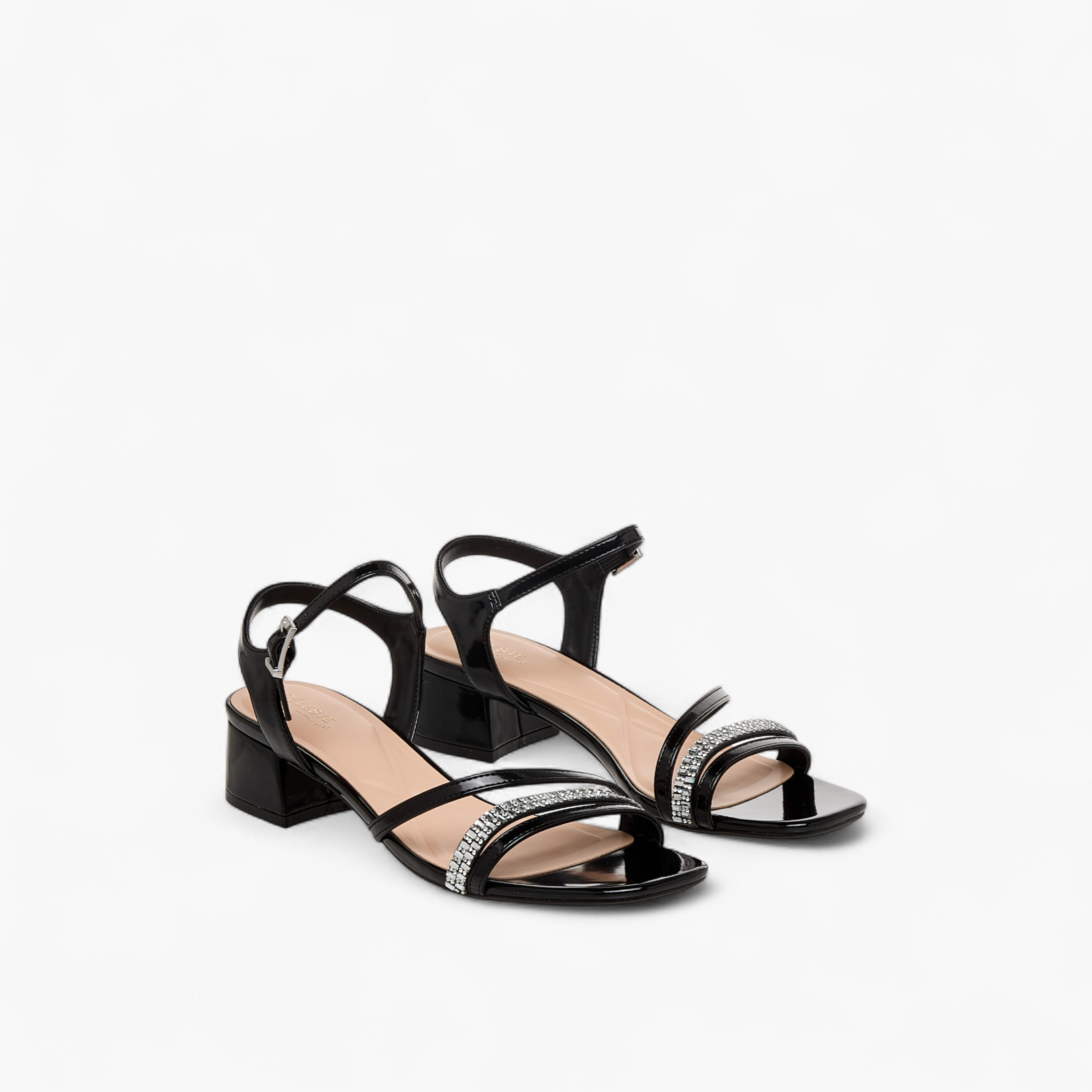 صندل مزين بكعب سميك للنساء من سيليست-women-shoes-sandals-heeled-image-1
