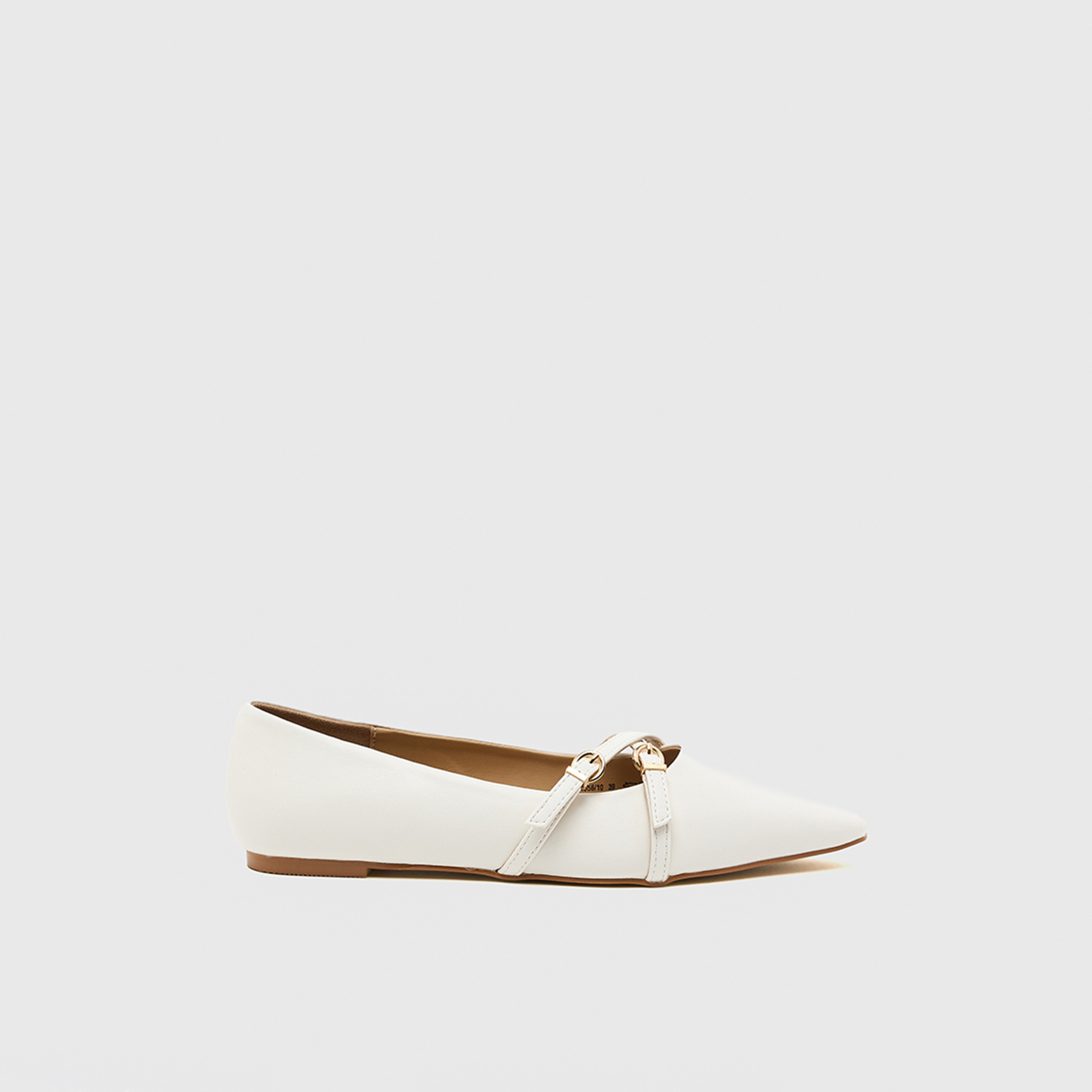 ناين ويست - حذاء باليرينا مسطح سهل الارتداء للنساء مقدمة مدببة | SXS56-10-women-shoes-flats-ballerinas-image-3