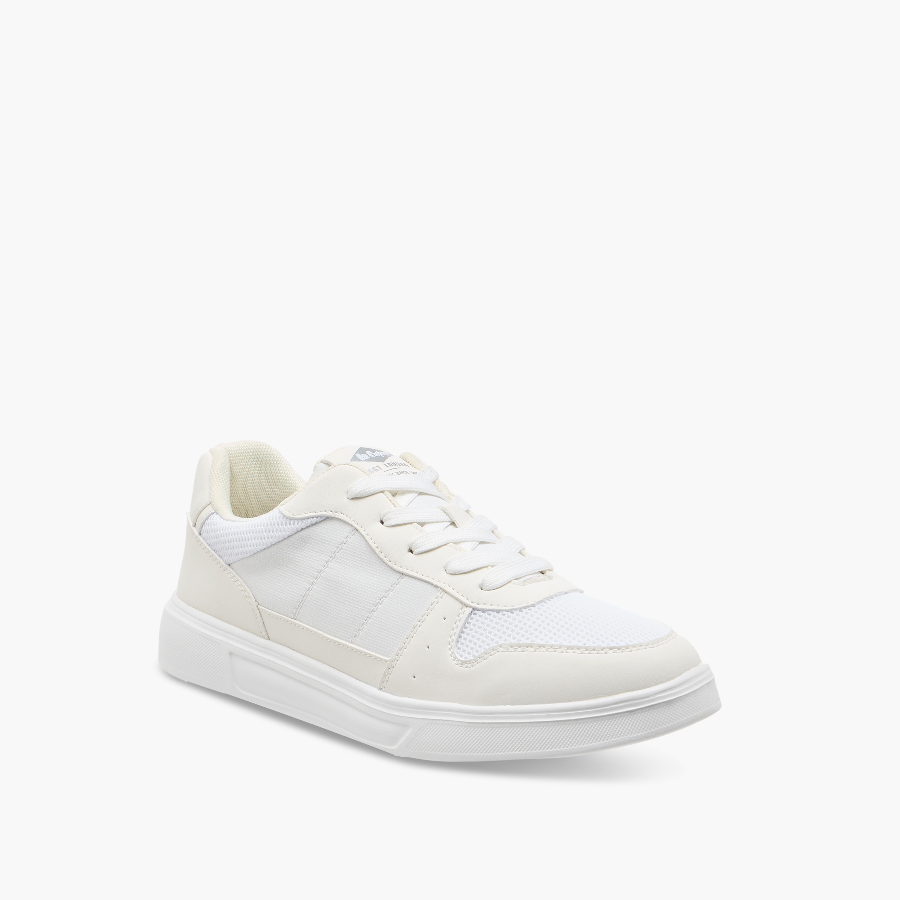 Lee Cooper Men's Panelled Sneakers with Lace-Up Closure-men-shoes-sneakers-image-2