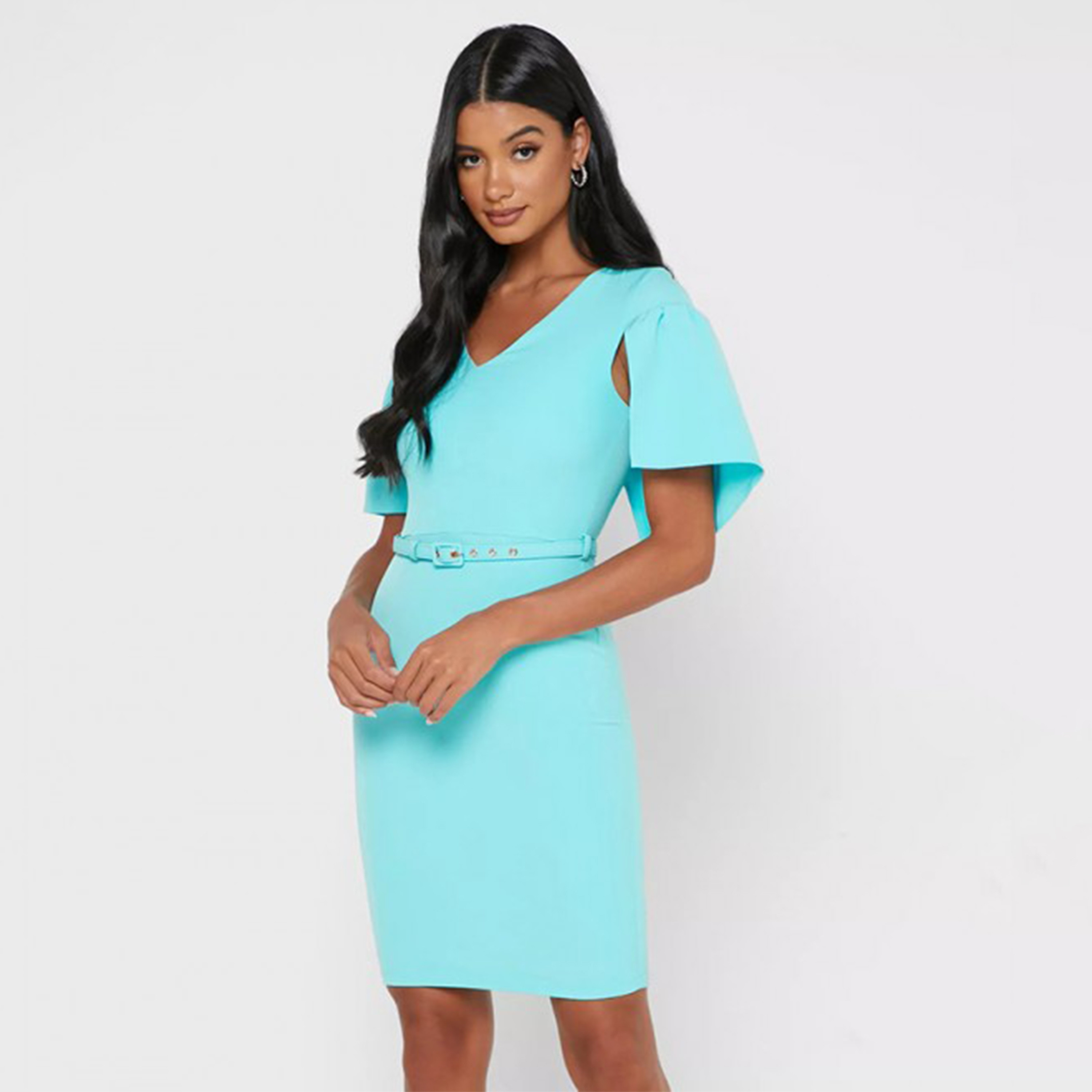 Little mistress turquoise dress best sale