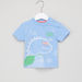 Juniors Graphic Printed Round Neck Short Sleeves T-shirt - Set of 3-T Shirts-thumbnail-1