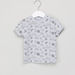 Juniors Graphic Printed Round Neck Short Sleeves T-shirt - Set of 3-T Shirts-thumbnail-3