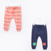 Juniors Printed Jog Pants with Pocket Detail - Set of 2-Joggers-thumbnail-0