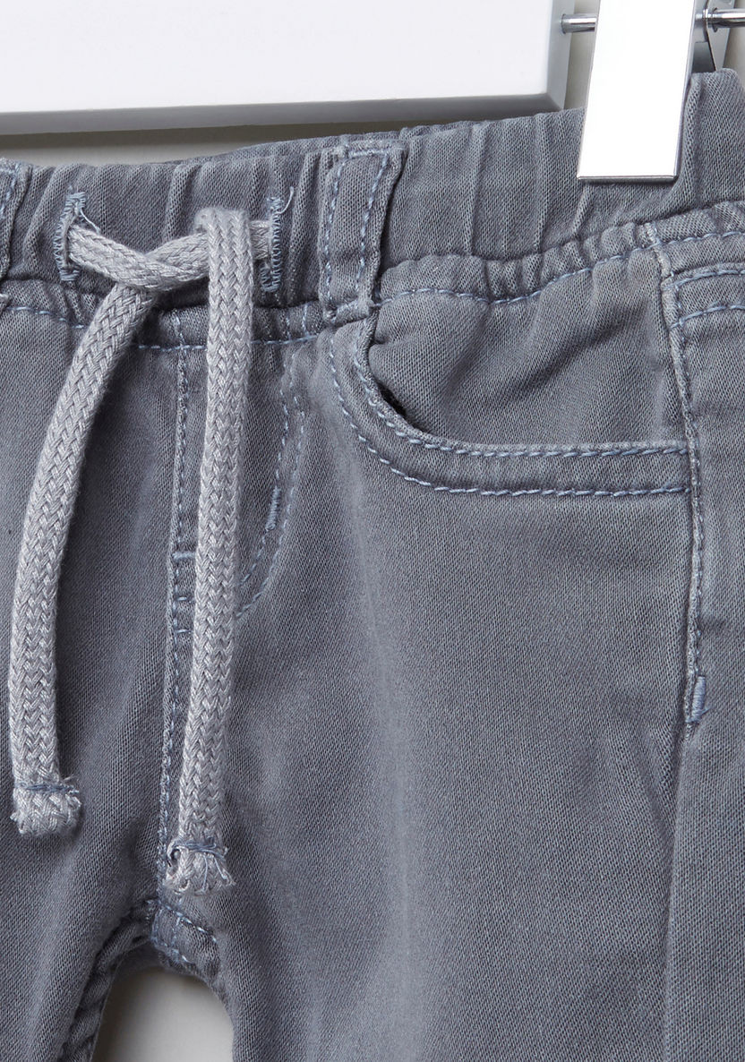 Juniors Basic Denim Pants-Jeans-image-1