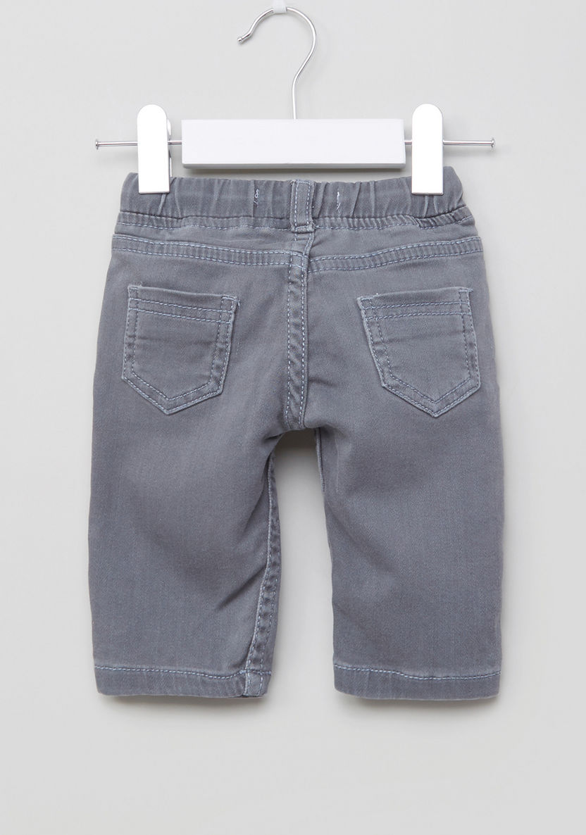 Juniors Basic Denim Pants-Jeans-image-2
