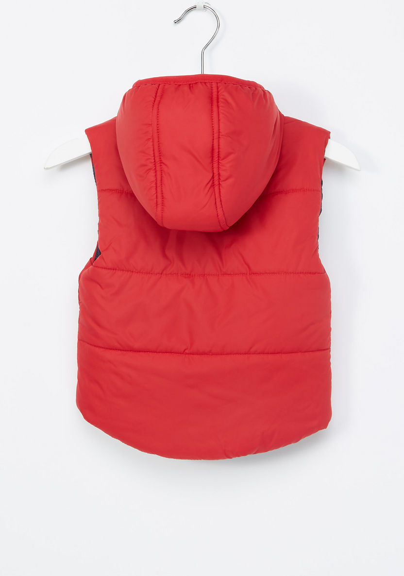 Juniors Sleeveless Gillet with Hood-Coats and Jackets-image-2