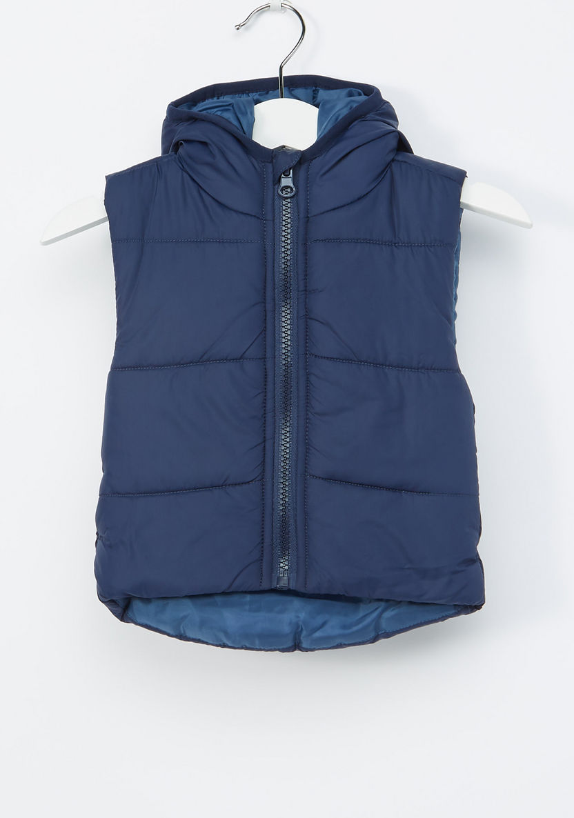 Juniors Gillet with Hood-Coats and Jackets-image-0