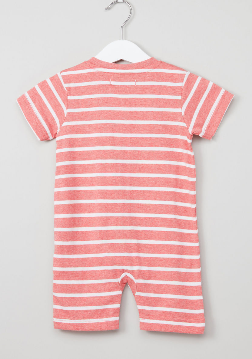 Juniors Striped Short Sleeves Romper - Set of 2-Rompers%2C Dungarees and Jumpsuits-image-3