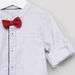 Juniors Textured Mandarin Collar Shirt-Shirts-thumbnail-1