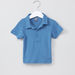 Giggles Textured Polo Neck Short Sleeves T-shirt-T Shirts-thumbnail-0