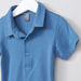 Giggles Textured Polo Neck Short Sleeves T-shirt-T Shirts-thumbnail-1