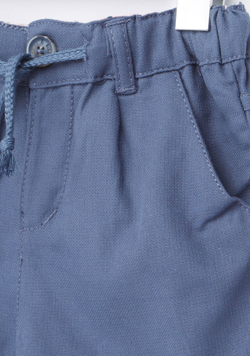 Giggles Pocket Detail Shorts with Drawstring-Shorts-image-1