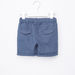 Giggles Pocket Detail Shorts with Drawstring-Shorts-thumbnail-2