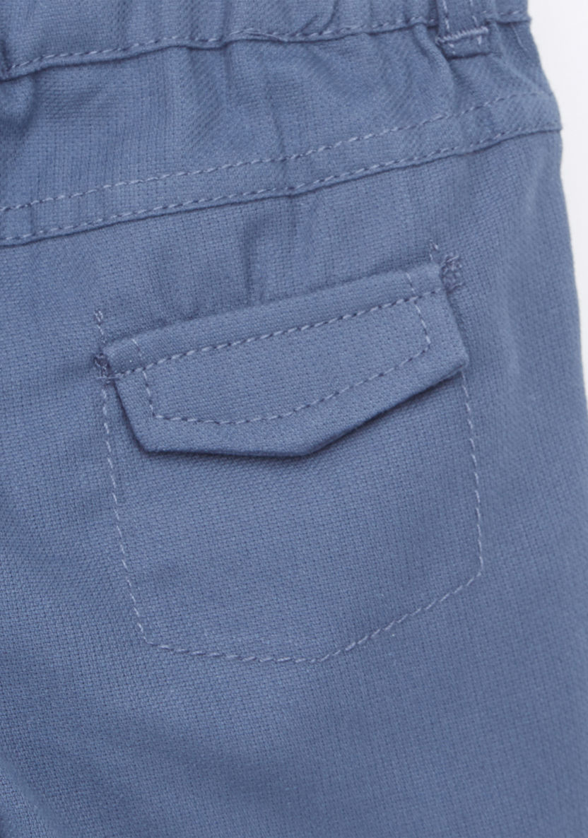 Giggles Pocket Detail Shorts with Drawstring-Shorts-image-3