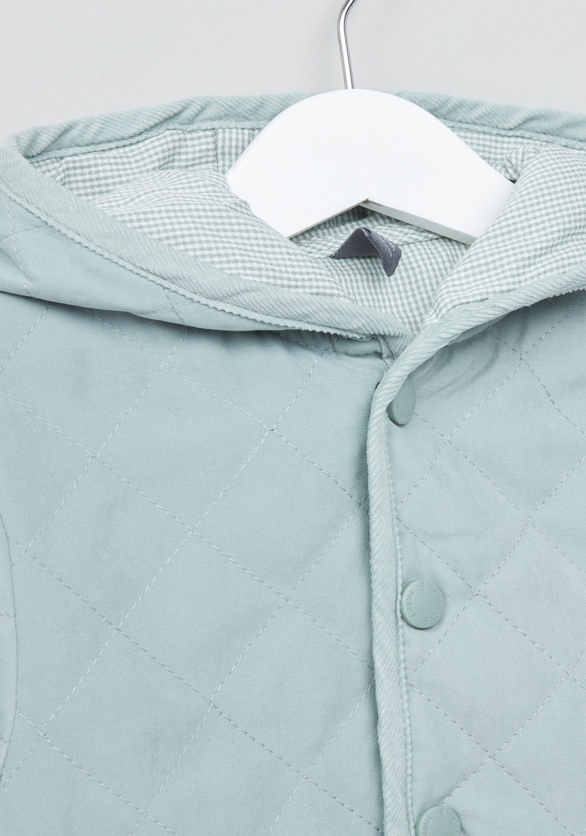 Giggles Textured Long Sleeves Jacket-Coats and Jackets-image-2