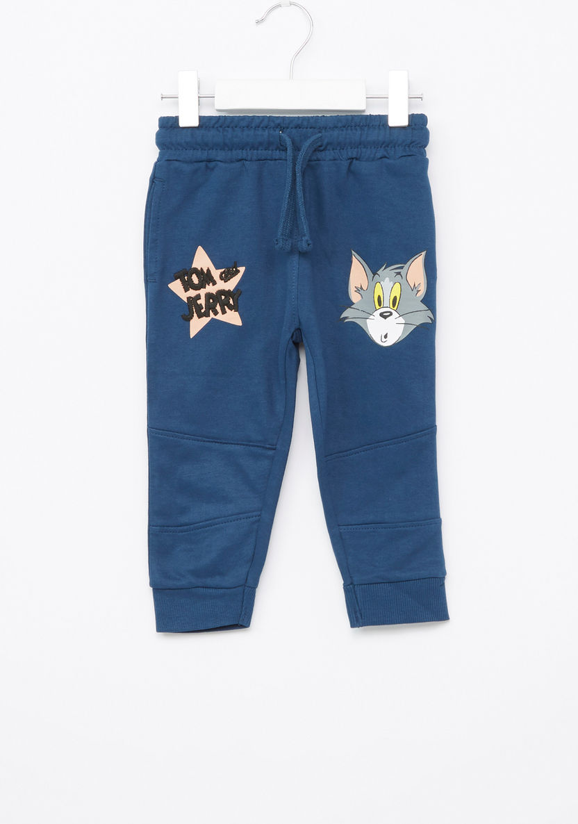 Tom & Jerry Joggers with Graphic Detail-Joggers-image-0