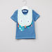 Juniors Printed Short Sleeves T-shirt with Bib-T Shirts-thumbnail-0
