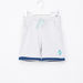 Juniors Melange Shorts with Drawstring and Pocket Detail-Shorts-thumbnail-0