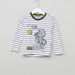 Baby Smurfs Graphic T-shirt with Stripes-T Shirts-thumbnail-0