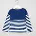 Carte Blanche Graphic T-shirt with Stripes-T Shirts-thumbnail-2