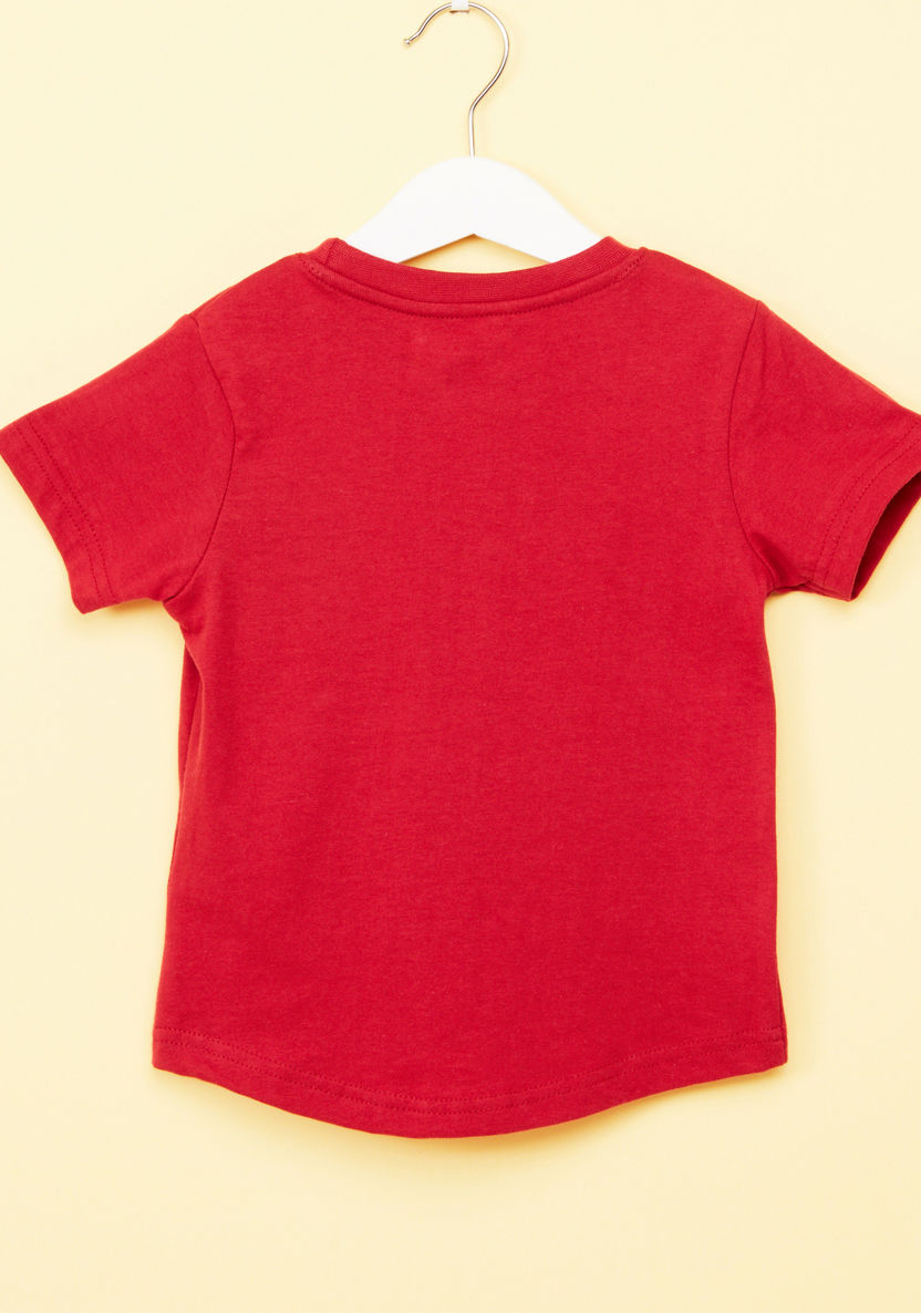 Juniors Printed Short Sleeves T-shirt - Set of 2-T Shirts-image-5