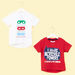 Juniors Printed Short Sleeves T-shirt - Set of 2-T Shirts-thumbnail-0