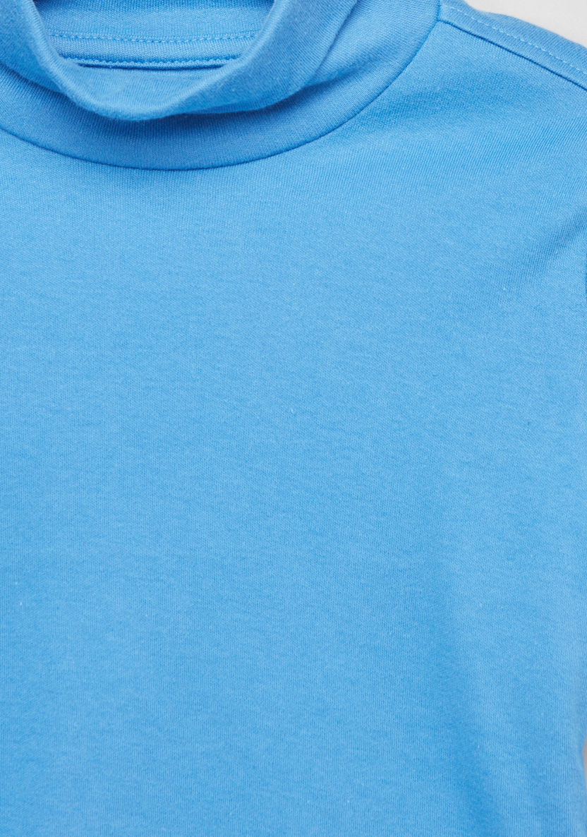 Juniors Turtleneck Long Sleeves T-shirt-Shirts-image-2