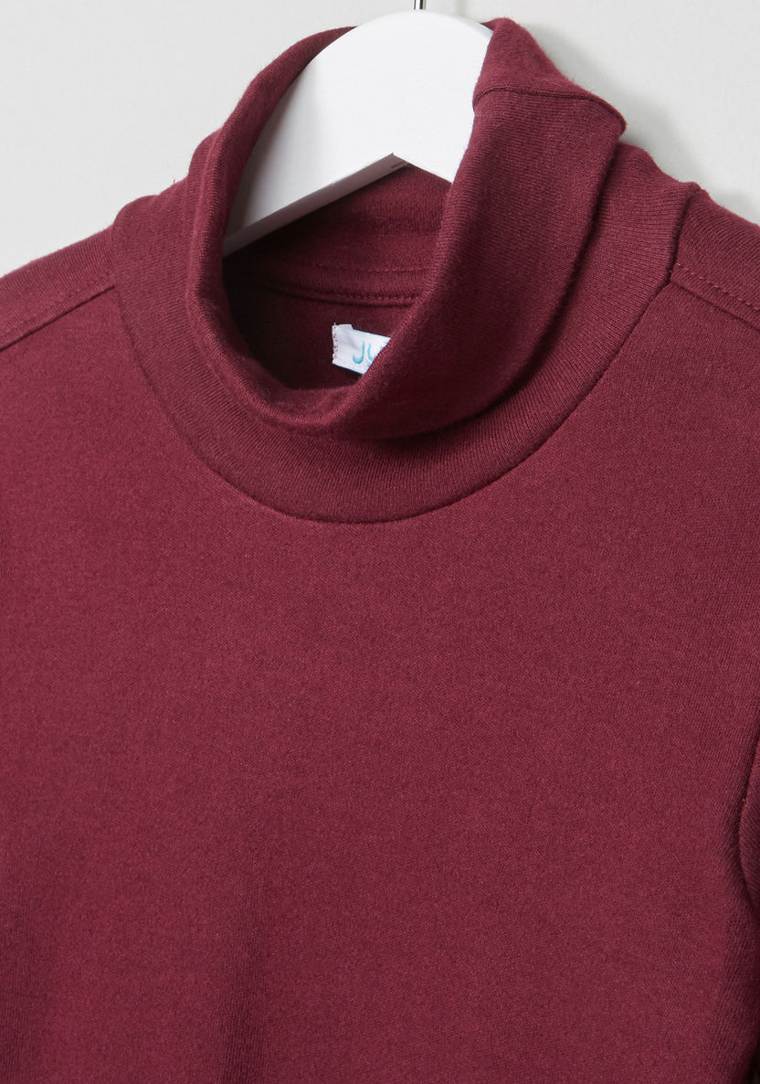 Juniors Turtleneck Long Sleeves T-shirt-Shirts-image-1