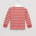 Juniors Polo Neck T-shirt with Stripes-T Shirts-thumbnail-2