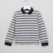 Juniors Striped Polo Neck T-shirt-T Shirts-thumbnail-0