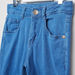 Juniors Full Length Jeans with Button Closure and Pocket Detail-Jeans-thumbnail-1