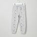 Juniors Printed Jog Pants with Elasticised Waistband and Pocket Detail-Joggers-thumbnail-0