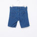 Juniors Denim Shorts with Button Closure and Pocket Detail-Shorts-thumbnail-2