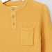 Juniors Textured Henley Neck Long Sleeves Sweater-Shirts-thumbnail-1