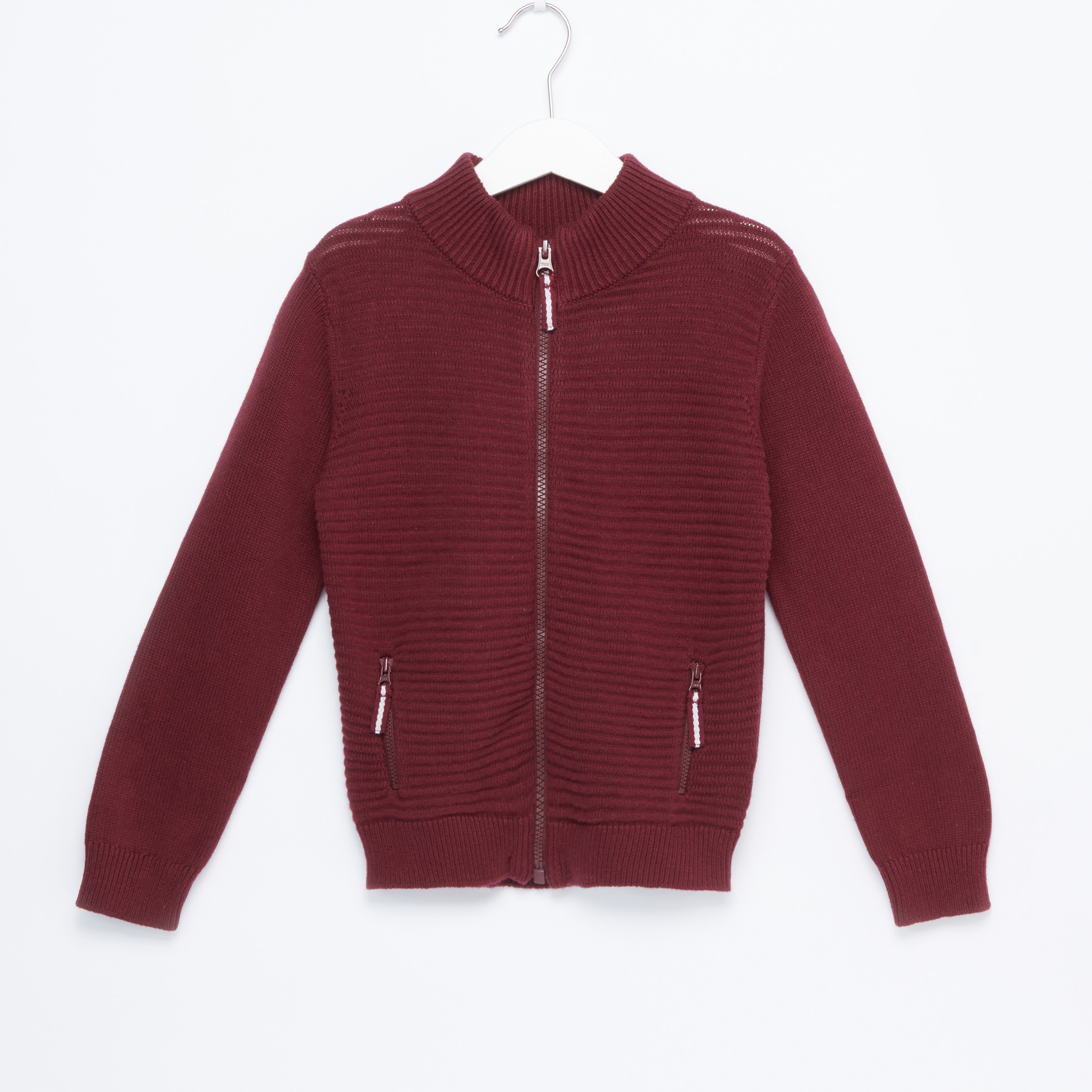 Juniors Textured Long Sleeves Jacket-baby-boys-clothing-winterwear-jacketsandblazers-image-1