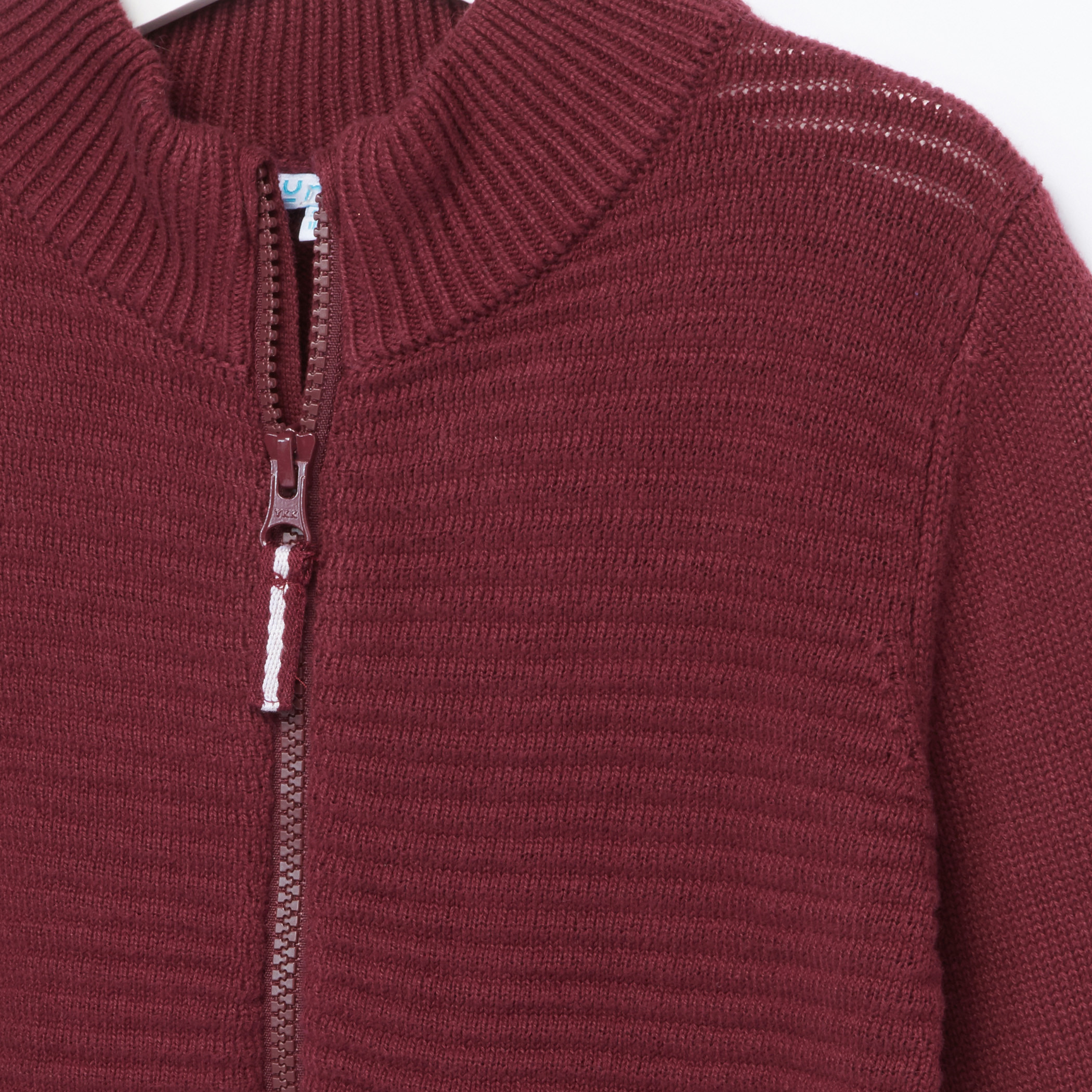 Juniors Textured Long Sleeves Jacket-baby-boys-clothing-winterwear-jacketsandblazers-image-2