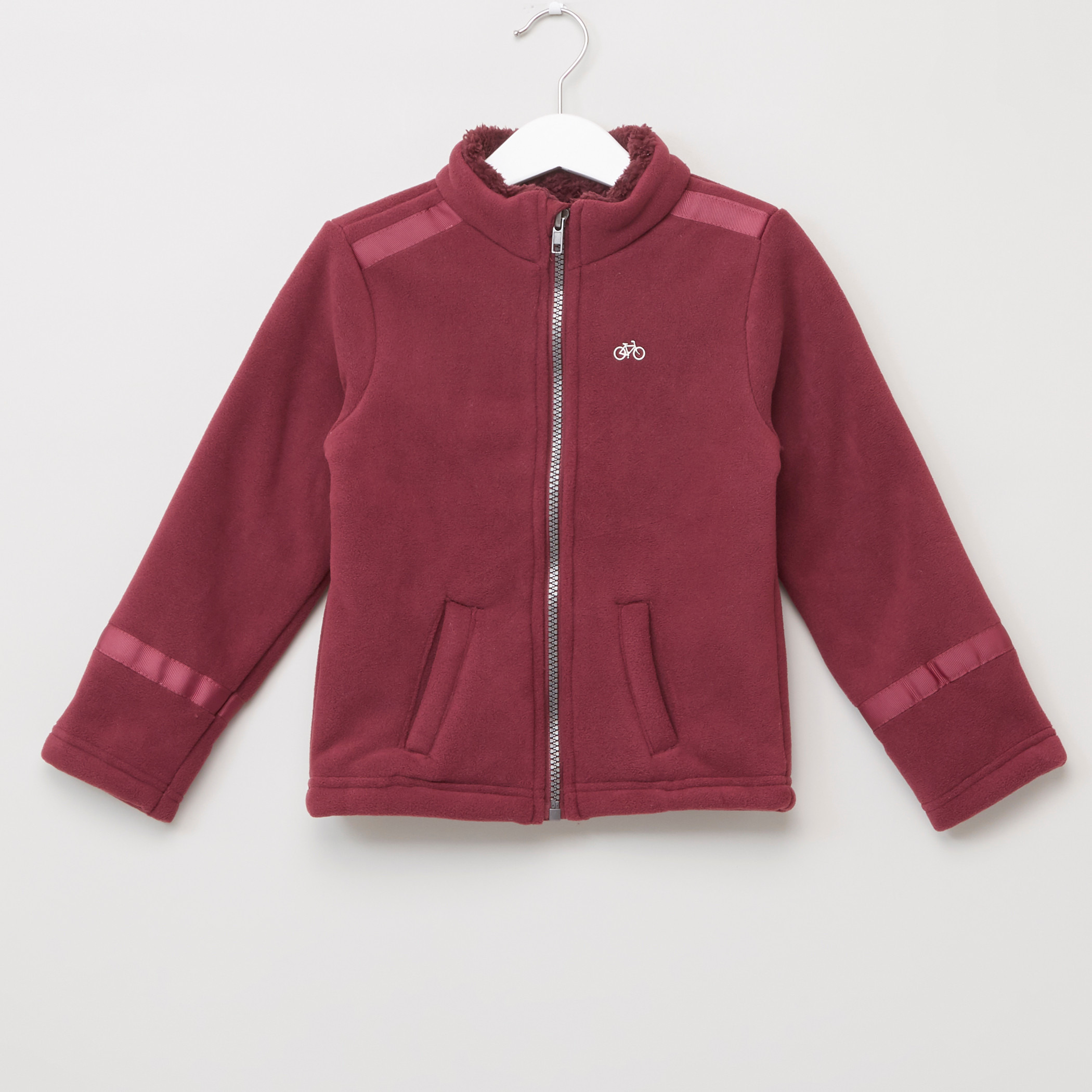 Juniors Textured Long Sleeves Jacket-baby-boys-clothing-winterwear-jacketsandblazers-image-1