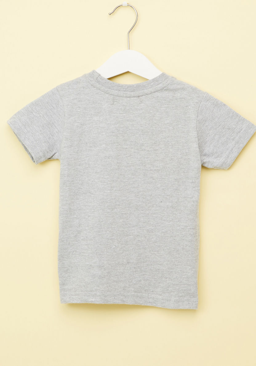 Juniors Printed 3-Piece T-shirt and Shorts-Clothes Sets-image-6