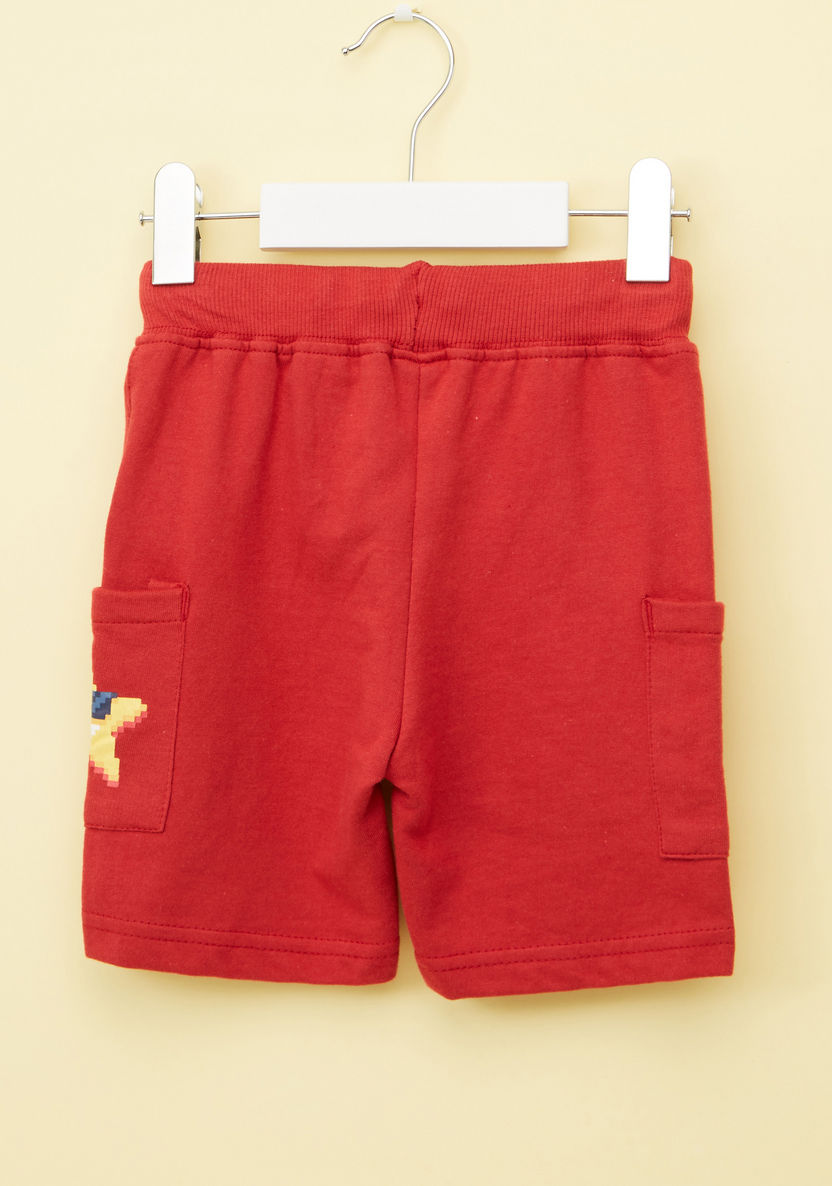 Juniors Printed 3-Piece T-shirt and Shorts-Clothes Sets-image-9