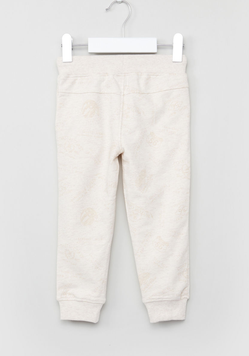 Juniors Printed Long Sleeves Sweat Top and Jog Pants Set-Clothes Sets-image-6