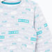 Juniors Printed Sweatshirt with Jog Pants-Clothes Sets-thumbnail-2