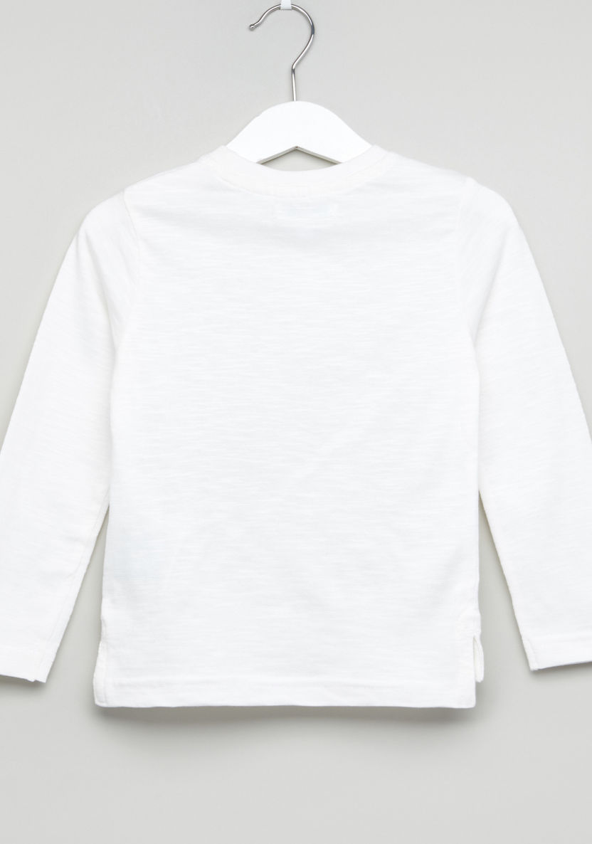 Juniors Printed Long Sleeves T-shirt-T Shirts-image-2