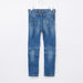 Juniors Embroidered Full Length Jeans with Pocket Detail-Jeans-thumbnail-2