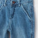 Juniors Jeans with Button Closure and Pocket Detail-Jeans-thumbnail-1
