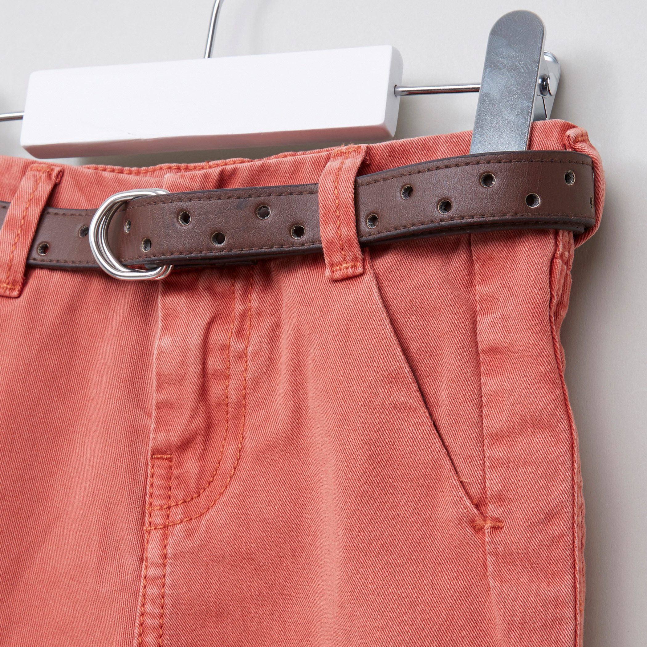 Juniors Woven Pants with Belt Detail-boys-clothing-bottoms-trousers-image-2
