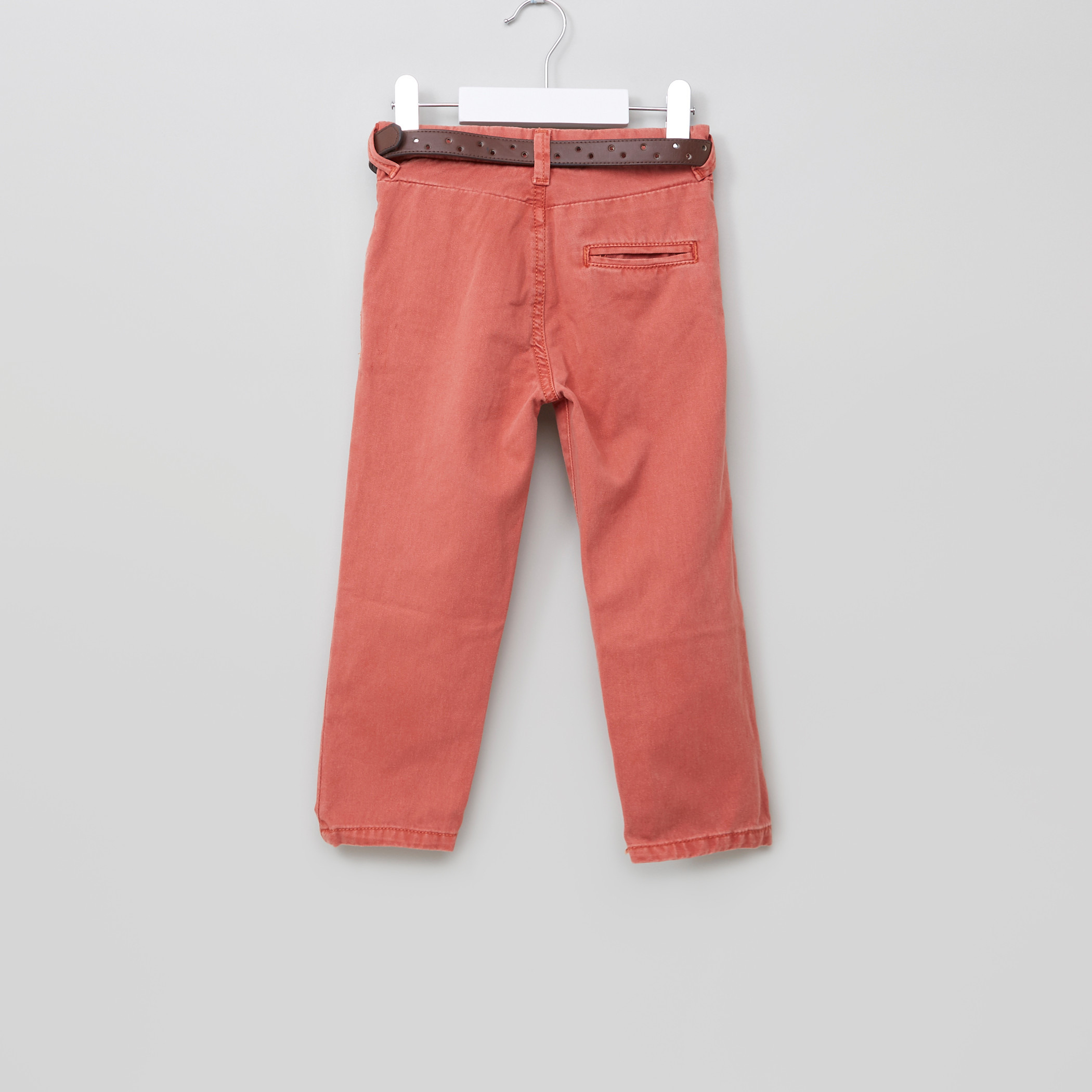 Juniors Woven Pants with Belt Detail-boys-clothing-bottoms-trousers-image-3