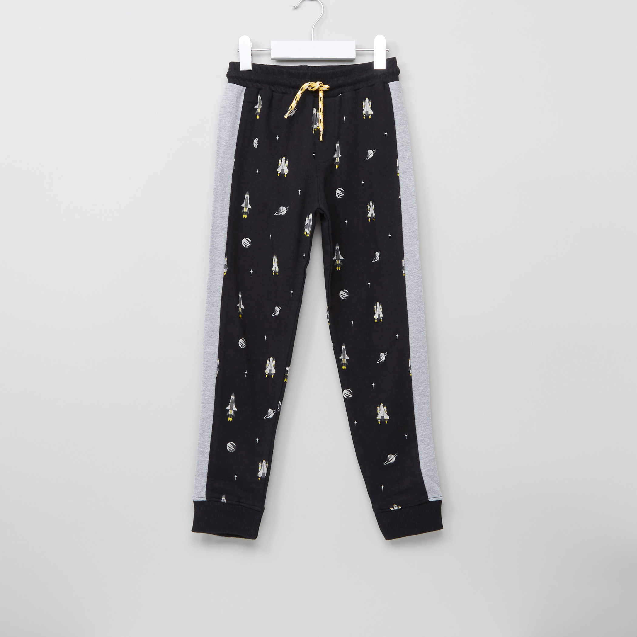 Juniors Cut And Sew Printed Joggers-boys-clothing-bottoms-joggersandtrackpants-image-1