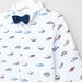 Juniors Printed Long Sleeves Bow Detail Shirt-Shirts-thumbnail-1