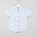 Juniors Printed Short Sleeves Shirt-Shirts-thumbnail-0