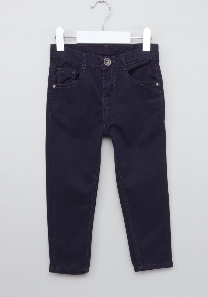 Juniors Pocket Detail Jeans-Jeans-image-0